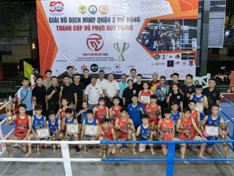 Giải Vô địch Muay Quận 3 Mở rộng 2025: Thành công nhờ nguồn kinh phí xã hội hoá