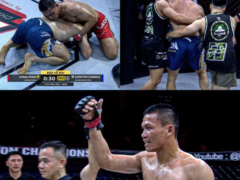 Phạm Công Minh hạ knock-out ‘Thần Sấm’ Zakhar, bảo vệ thành công đai vô địch MMA